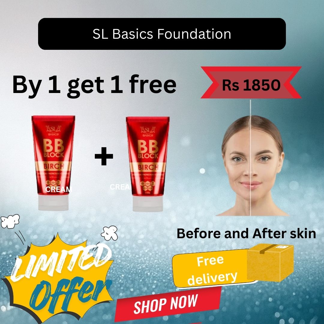 SL Basics 3 in 1 BB Block Cream Foundation (BUY ONE GET ONE FREE)